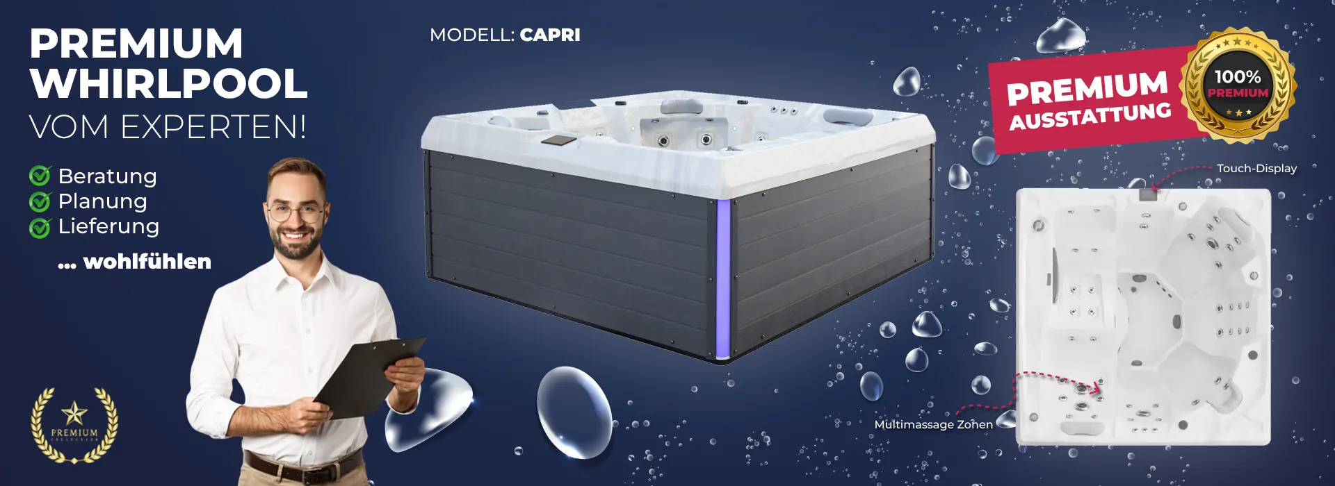 Outdoor Whirlpool Capri